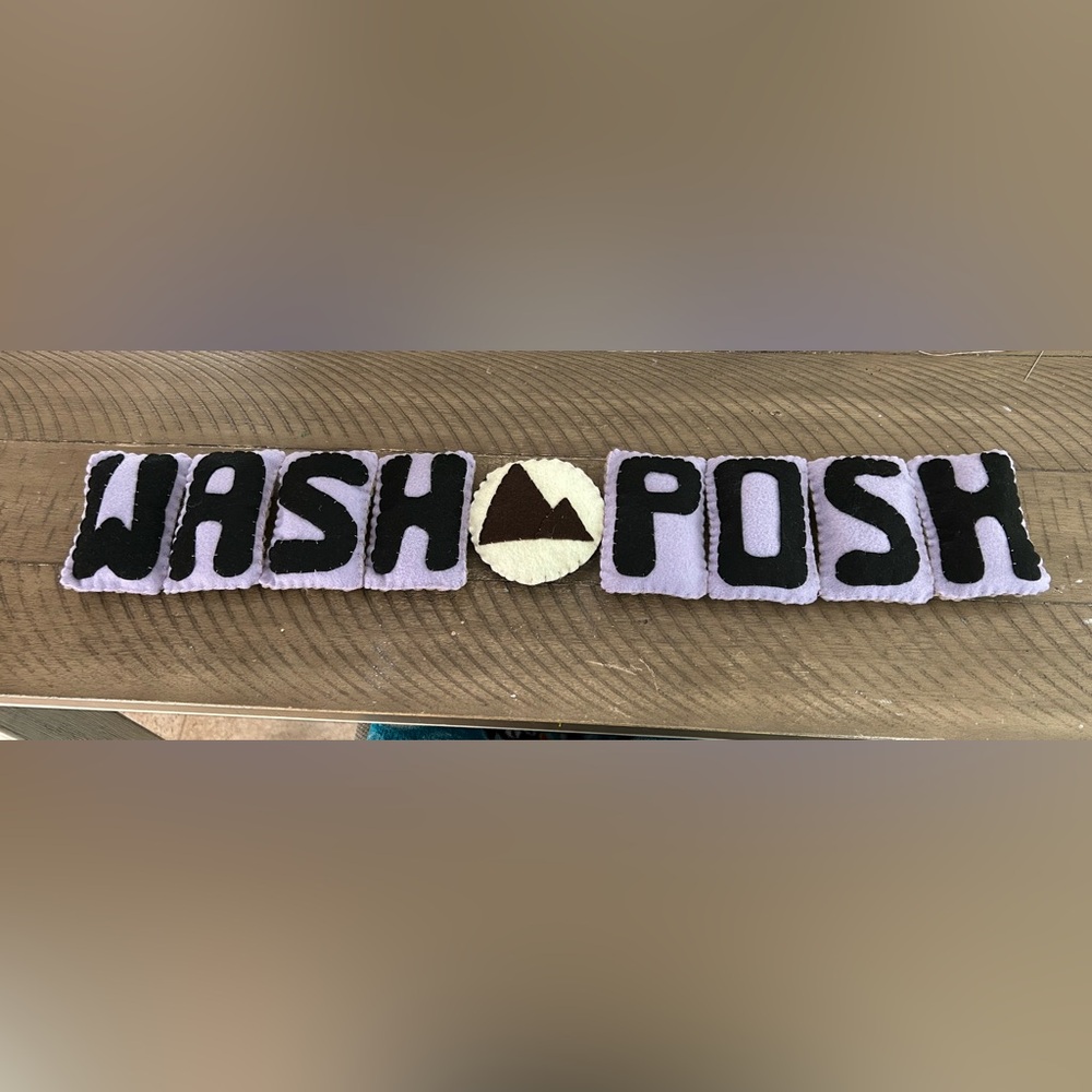Handmade Felt SHOP Sign